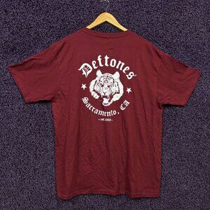 Deftones Tiger Est 1988 Sacramento CA Shoegaze T-Shirt XL